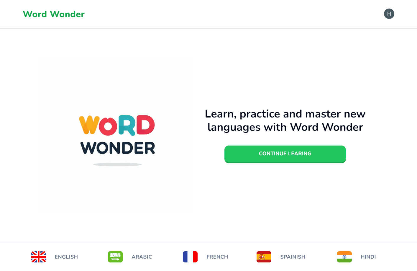 Saas Language Learning Platform